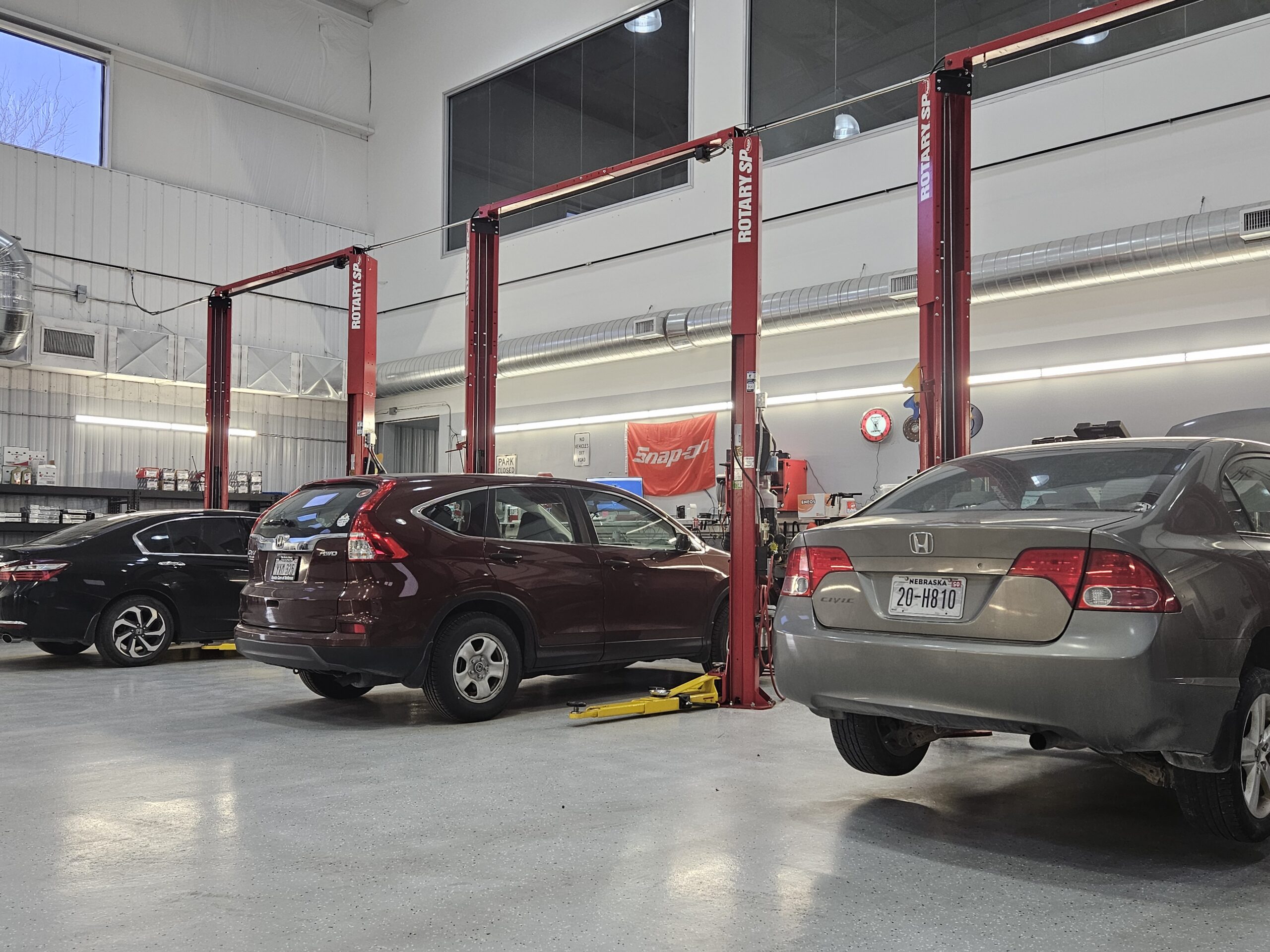 Automotive bay at Exclusive Repair West.